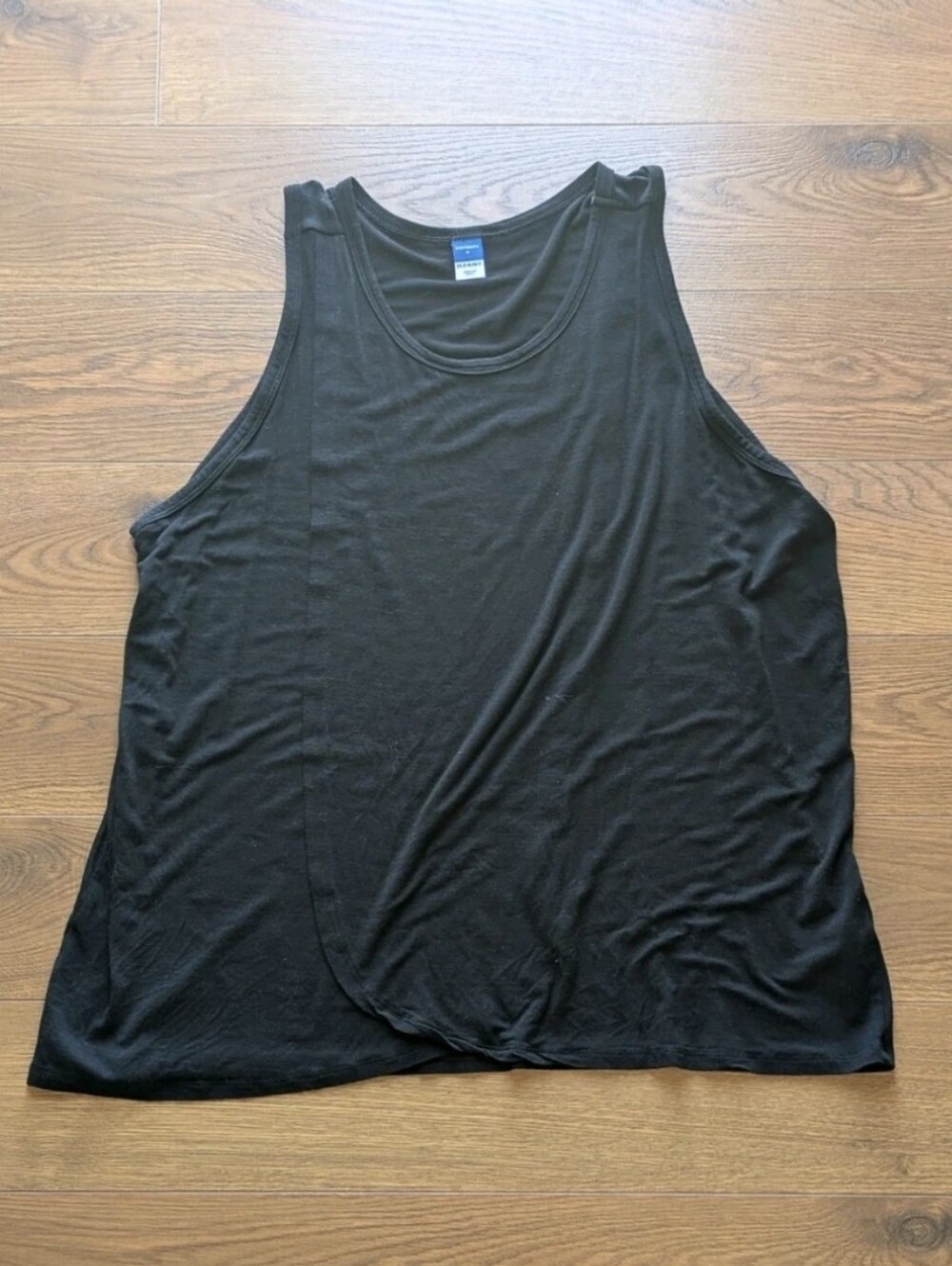 Old Navy Maternity Nursing Tank Top Draped Black Medium